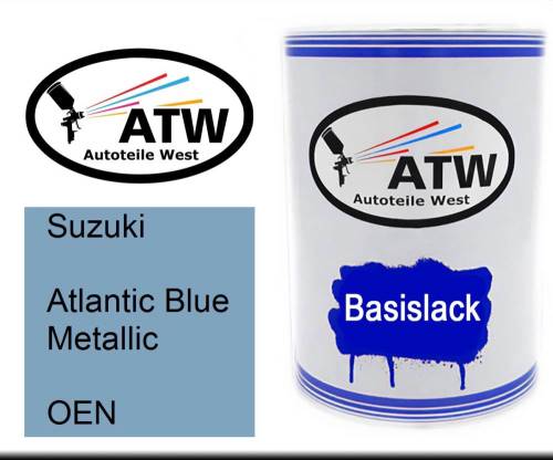 Suzuki, Atlantic Blue Metallic, OEN: 500ml Lackdose, von ATW Autoteile West.